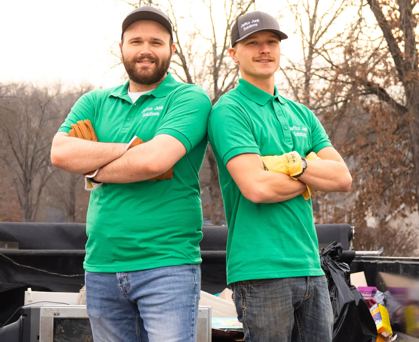 Jake and Bryce - Jeffco Junk Solutions founders